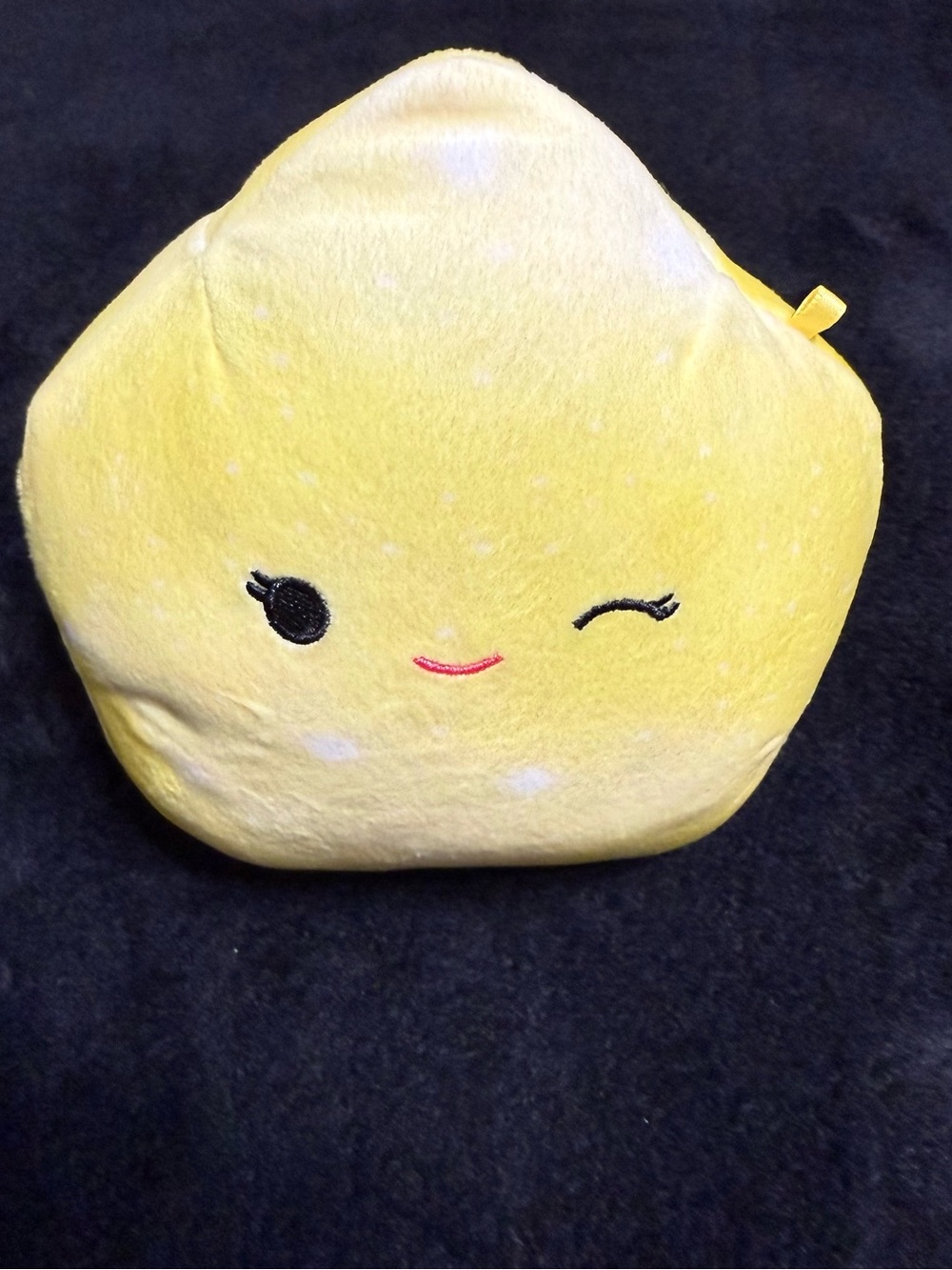 💞4/$35- Yellow Star Squishmallow Plush Winking Face Small Plush